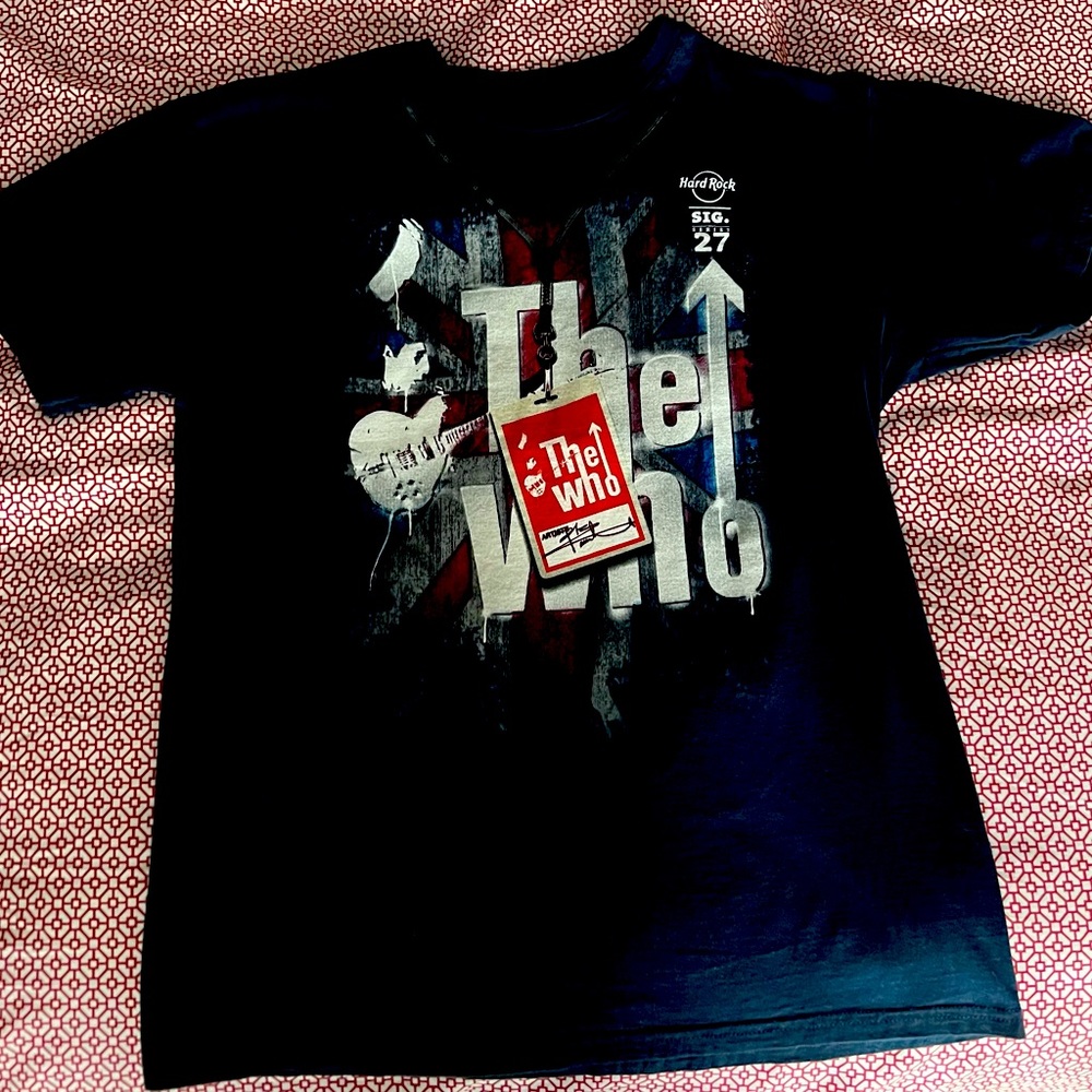 The Who Rock shirt size Large signature series Hard Rock